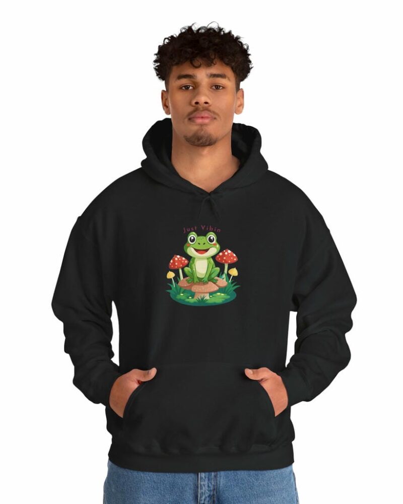 Just Vibing Frog Hoodie - Unisex