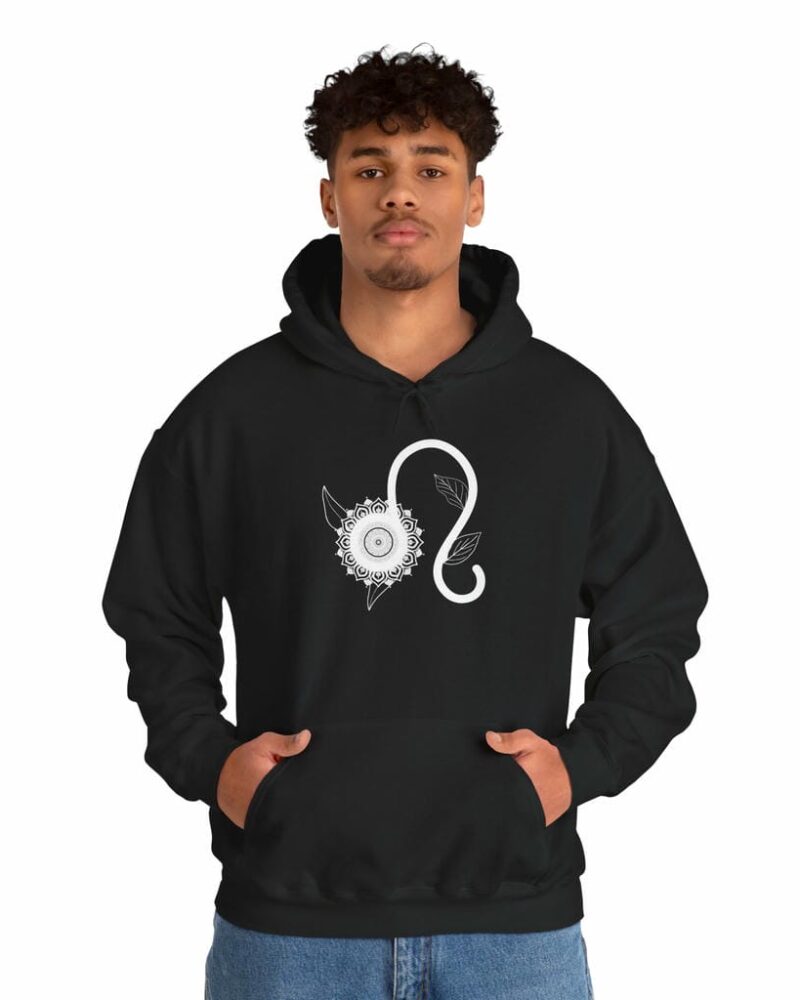Flower Leo Zodiac Sign Hoodie - Unisex