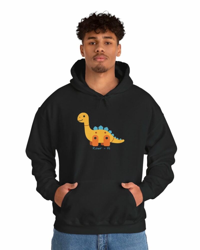 Yellow Dinosaur Hoodie - Unisex